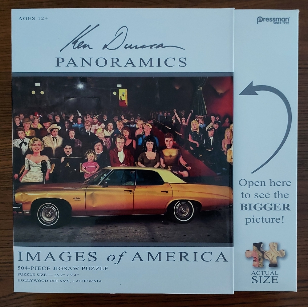 Classis Car Panoramic Puzzle Ken Duncan - 504 pieces